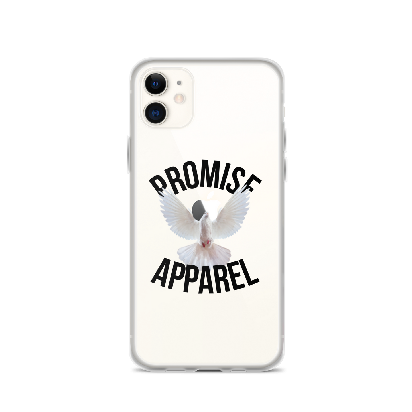 Promise Apparel Dove Clear iPhone Case