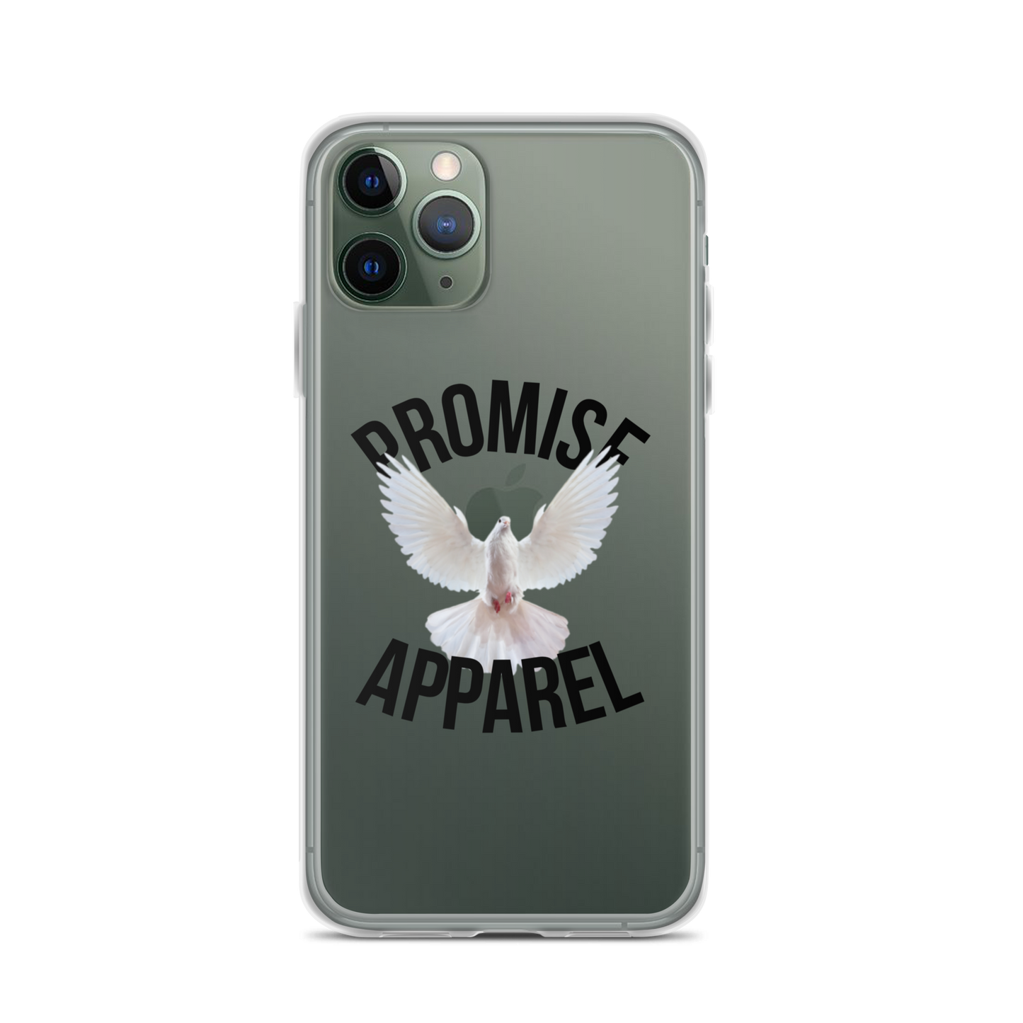 Promise Apparel Dove Clear iPhone Case