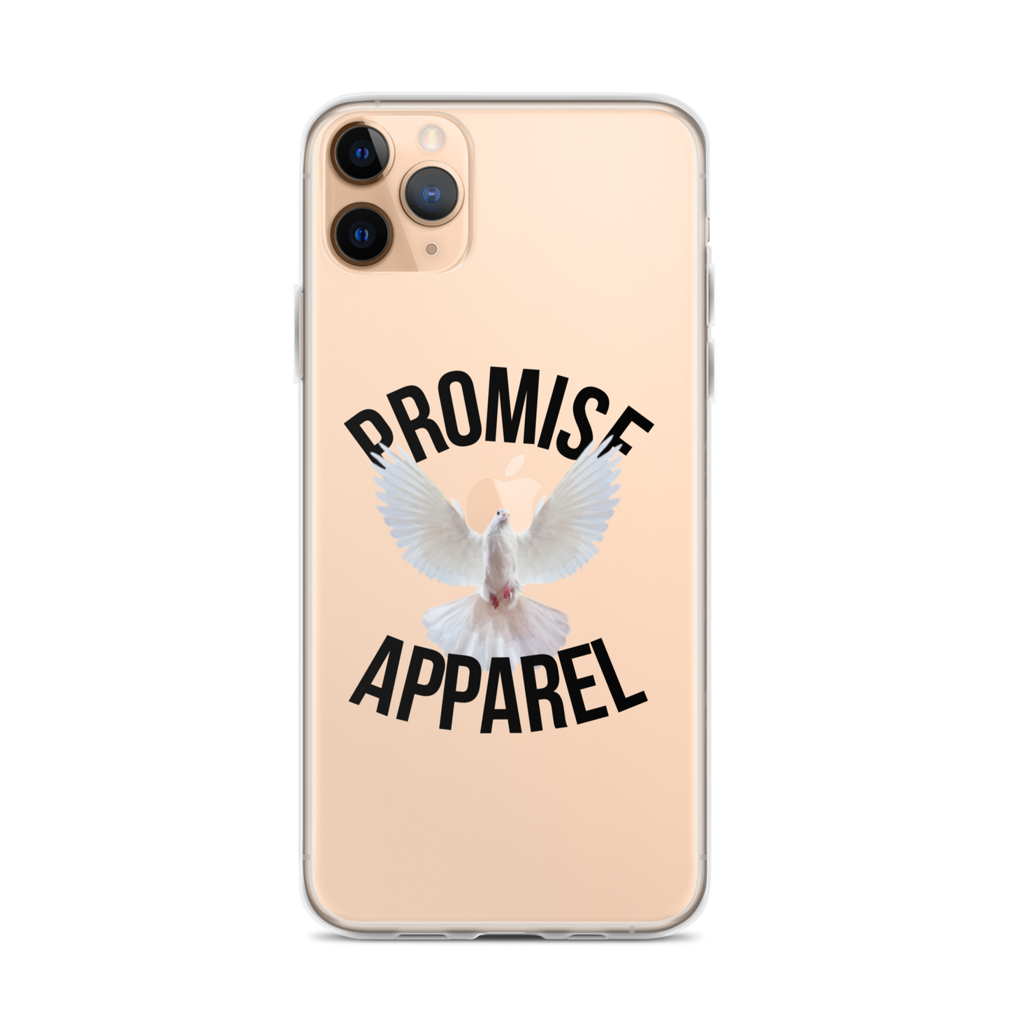 Promise Apparel Dove Clear iPhone Case