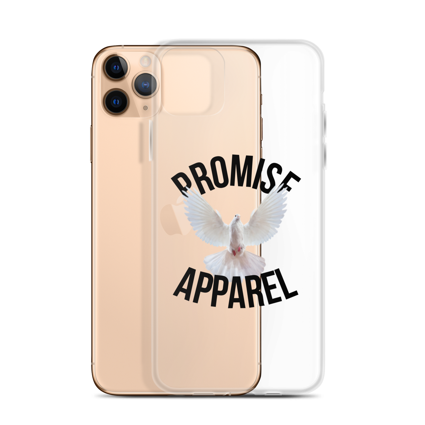 Promise Apparel Dove Clear iPhone Case