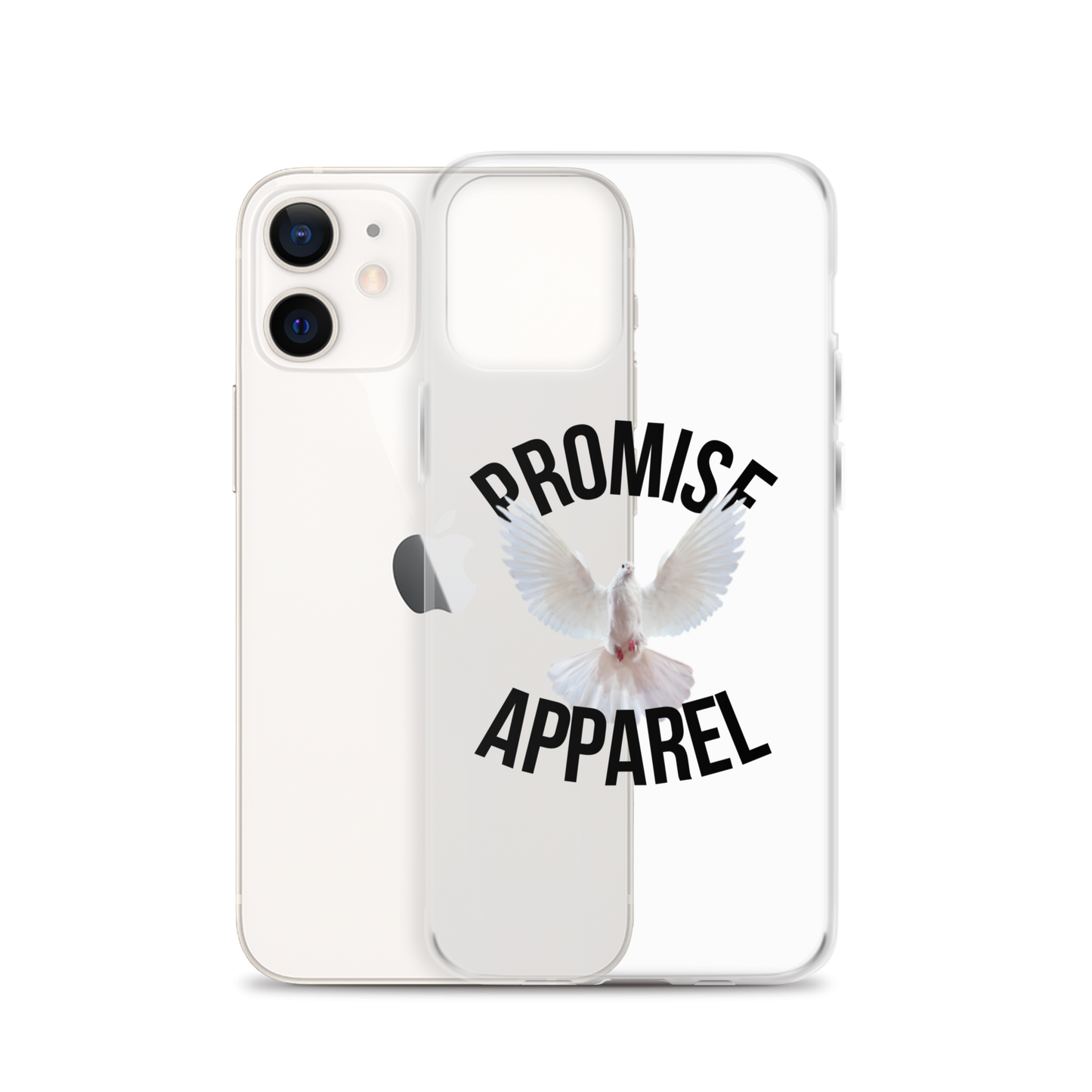 Promise Apparel Dove Clear iPhone Case