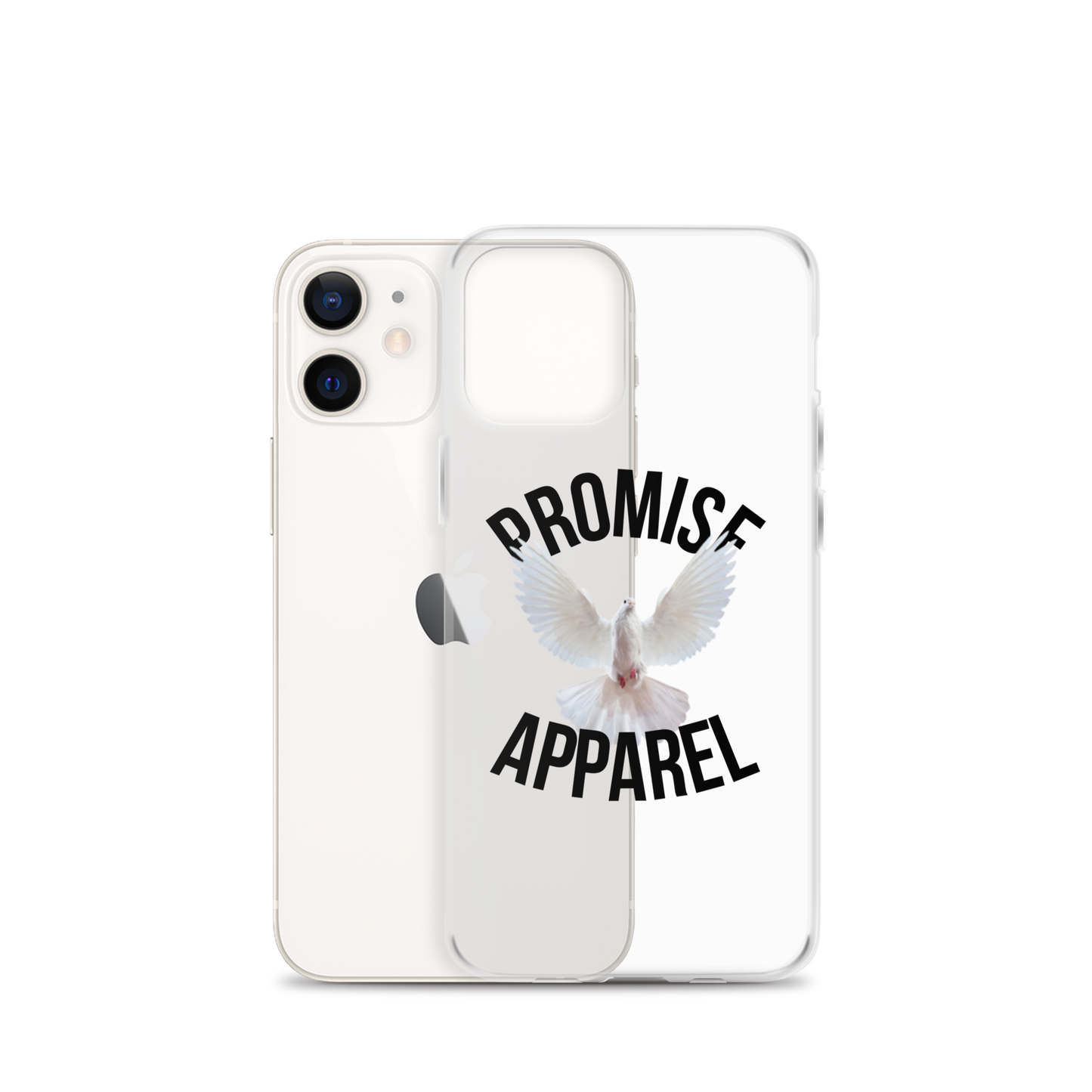 Promise Apparel Dove Clear iPhone Case