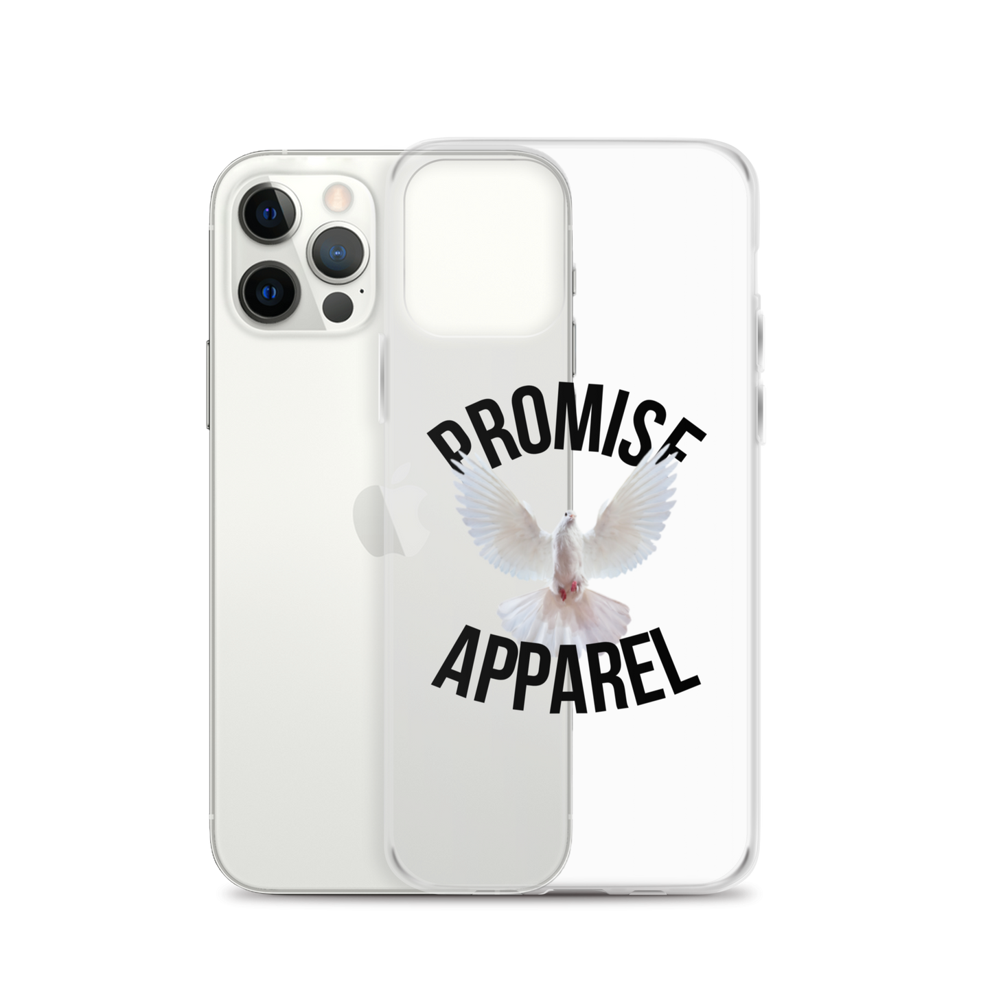 Promise Apparel Dove Clear iPhone Case