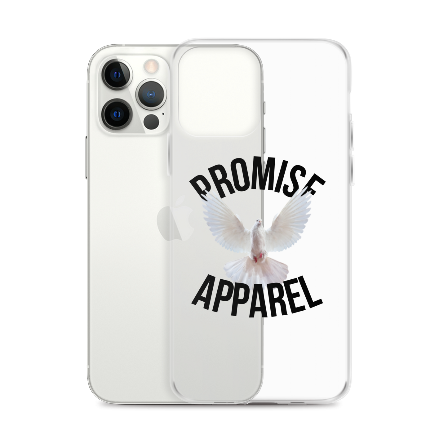 Promise Apparel Dove Clear iPhone Case