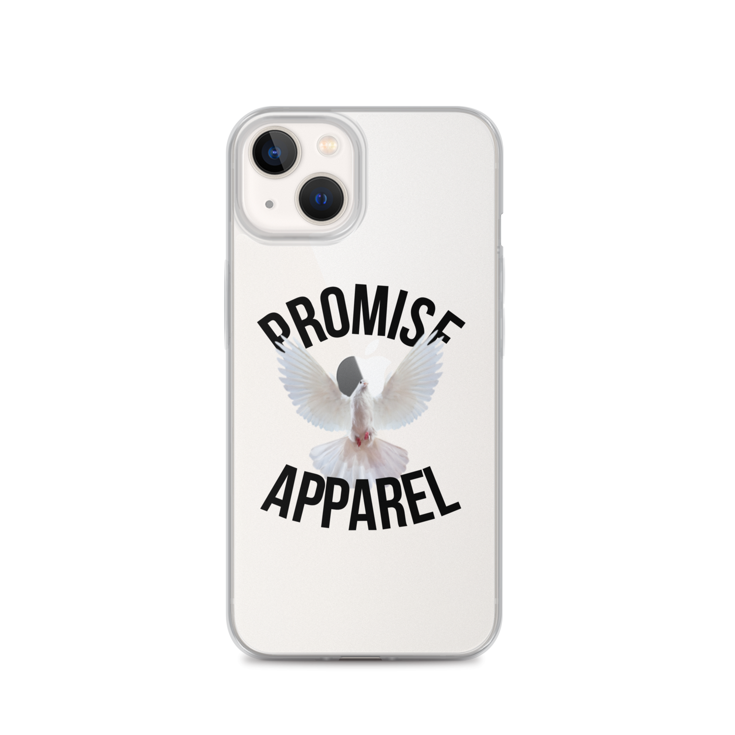 Promise Apparel Dove Clear iPhone Case