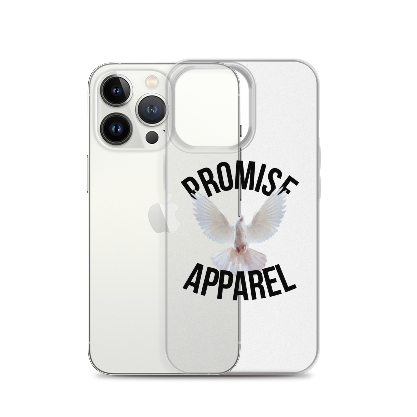 Promise Apparel Dove Clear iPhone Case