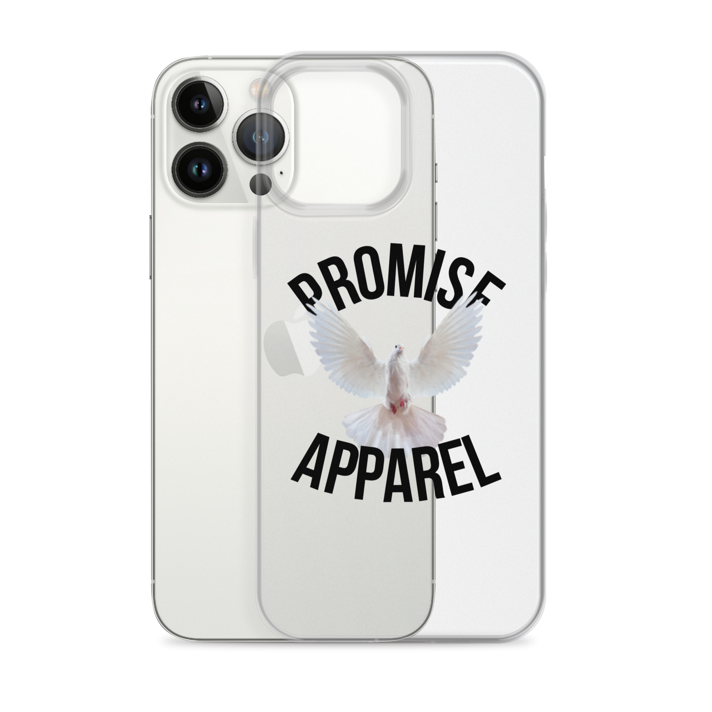 Promise Apparel Dove Clear iPhone Case