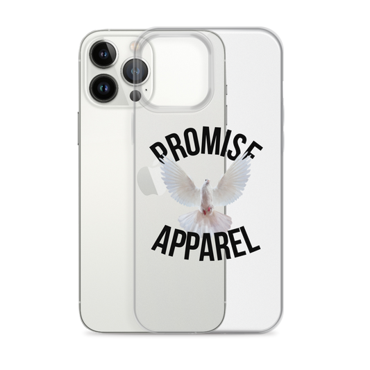 Promise Apparel Dove Clear iPhone Case