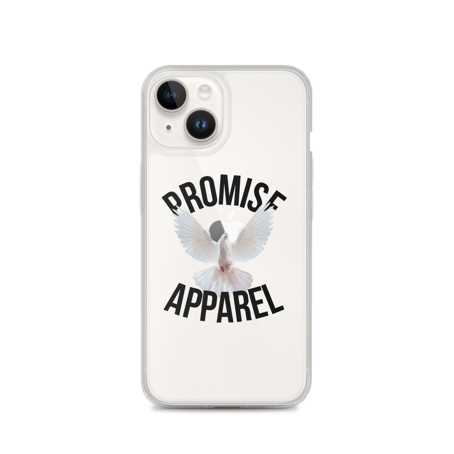 Promise Apparel Dove Clear iPhone Case