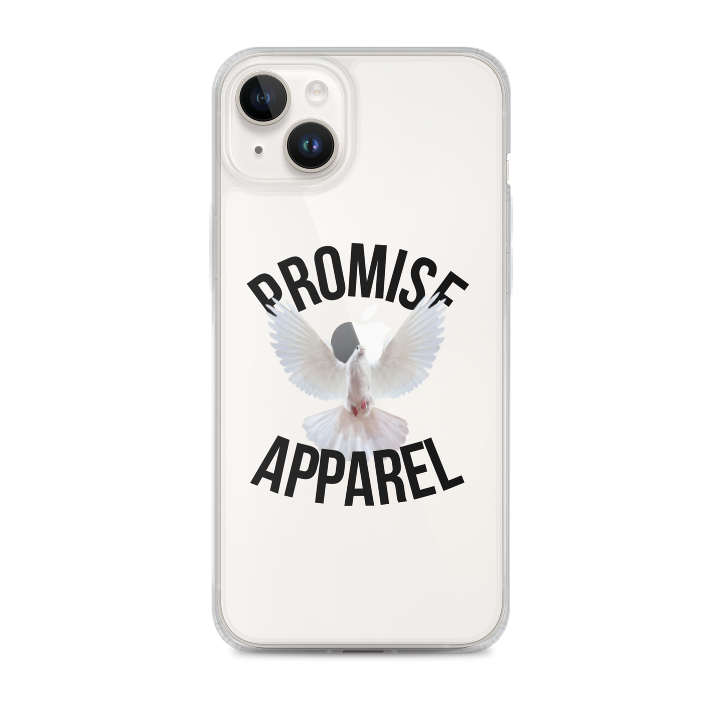 Promise Apparel Dove Clear iPhone Case