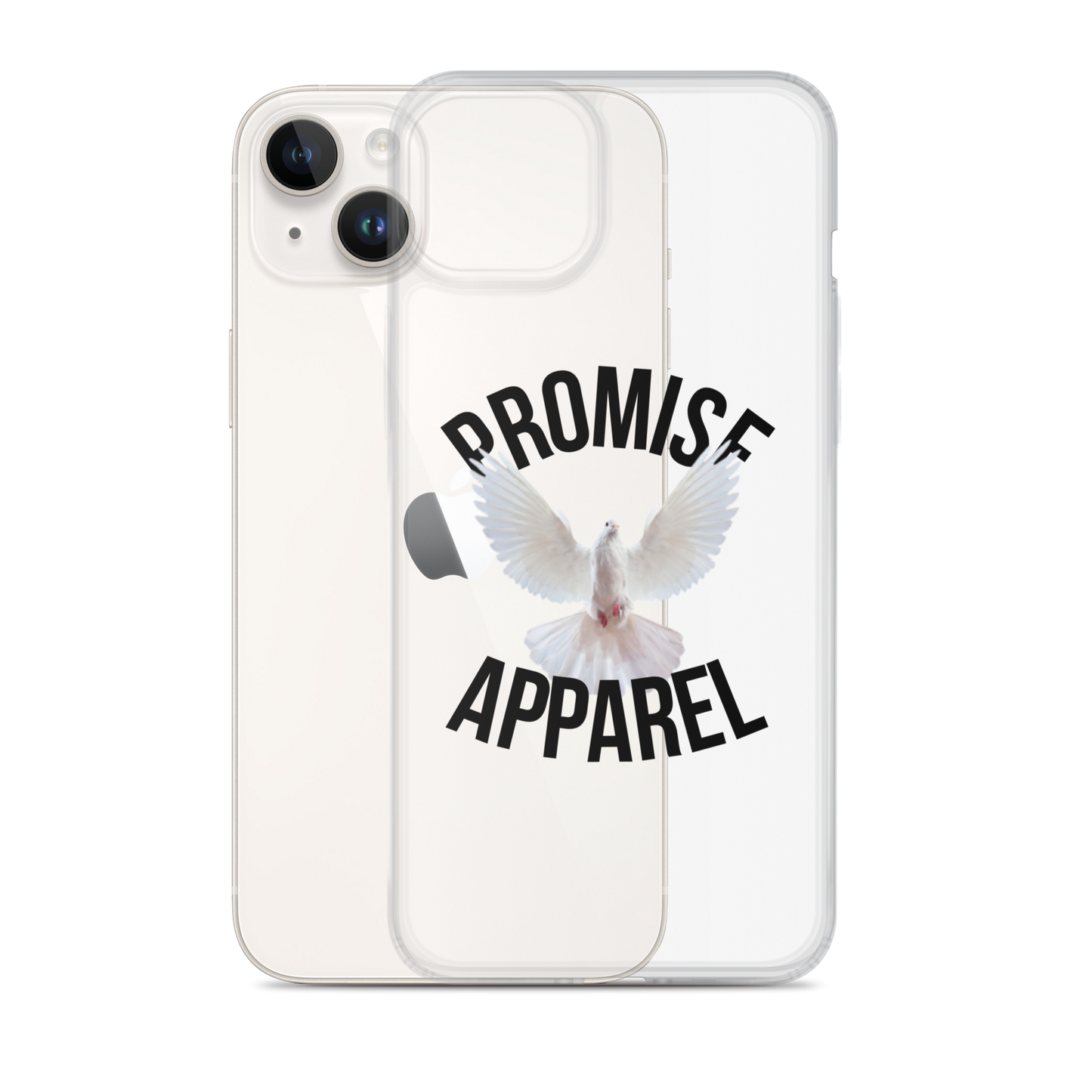 Promise Apparel Dove Clear iPhone Case