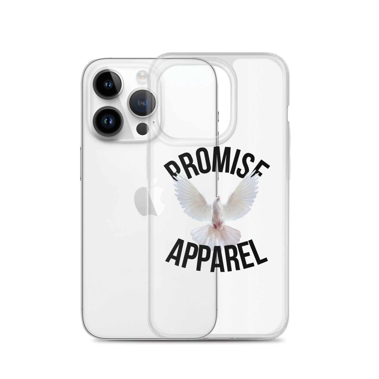 Promise Apparel Dove Clear iPhone Case