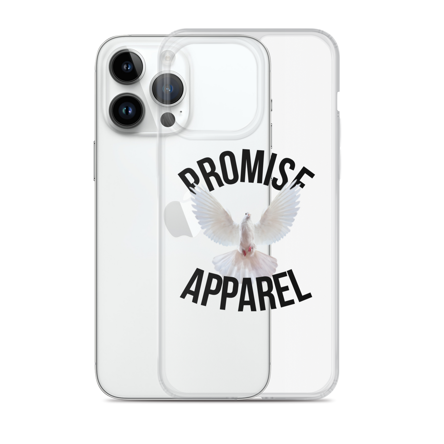 Promise Apparel Dove Clear iPhone Case