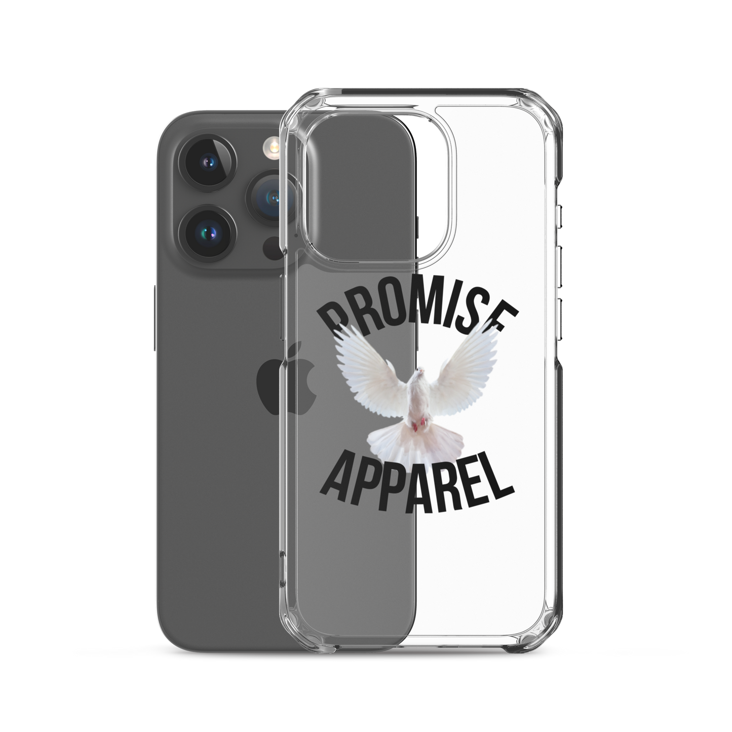 Promise Apparel Dove Clear iPhone Case